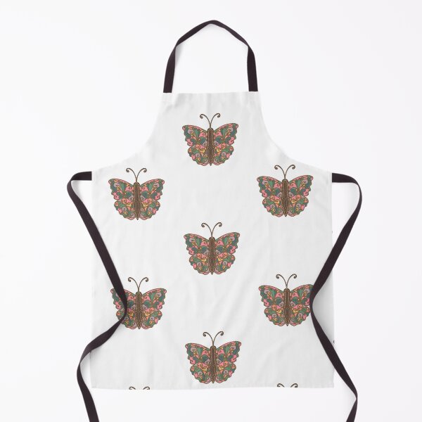 Item preview, Retro Style Ornate Scroll Butterfly in lovely muted tones.  designed and sold by MichCortez9.