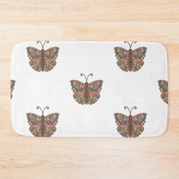 Item preview, Retro Style Ornate Scroll Butterfly in lovely muted tones.  designed and sold by MichCortez9.