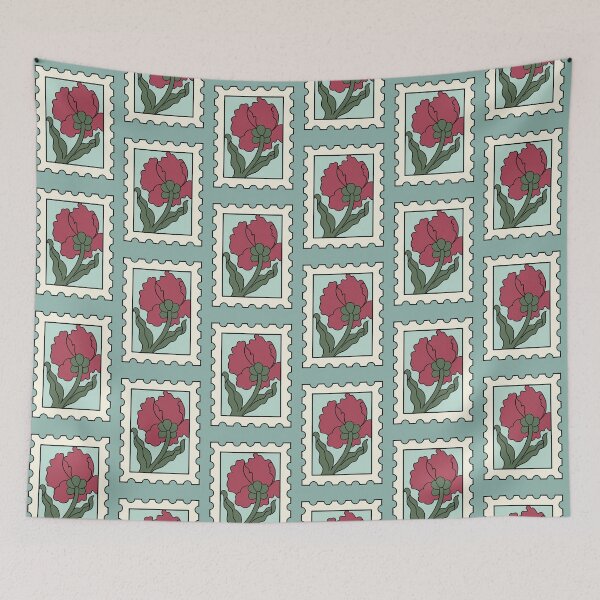 Item preview, flower stamp designed and sold by Spiraltv.