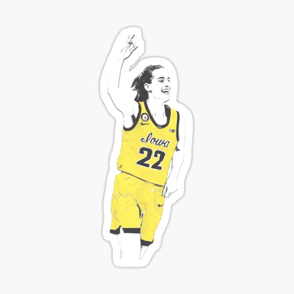 "Caitlin Clark - Iowa #22" Sticker for Sale by SKsakura | Redbubble
