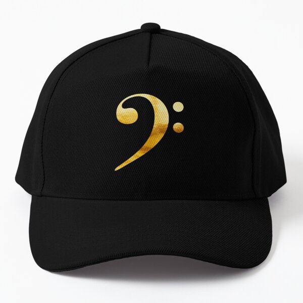 Music Bass Clef Vintage Baseball Cap Men Trucker Hat Women