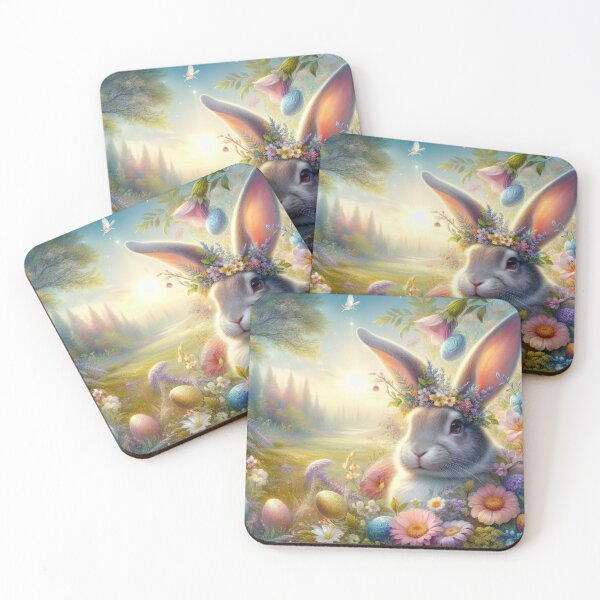 Item preview,  beautiful bunny fantasy easter landscape designed and sold by Expressions-Sel.