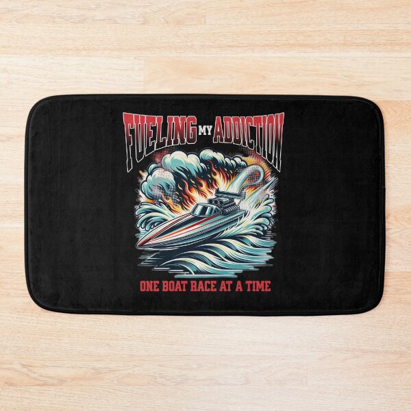 Item preview, Fueling My Addiction One Boat Race At A Time Drag Boat Racing Watercraft Boat Enthusiasts Speed Boat Boating Fast Boat Jet Boat Boat Racing designed and sold by CarantinedChaos.