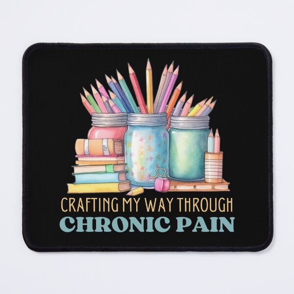 Item preview, Crafting my way through chronic pain designed and sold by EvergreenWhimsy.