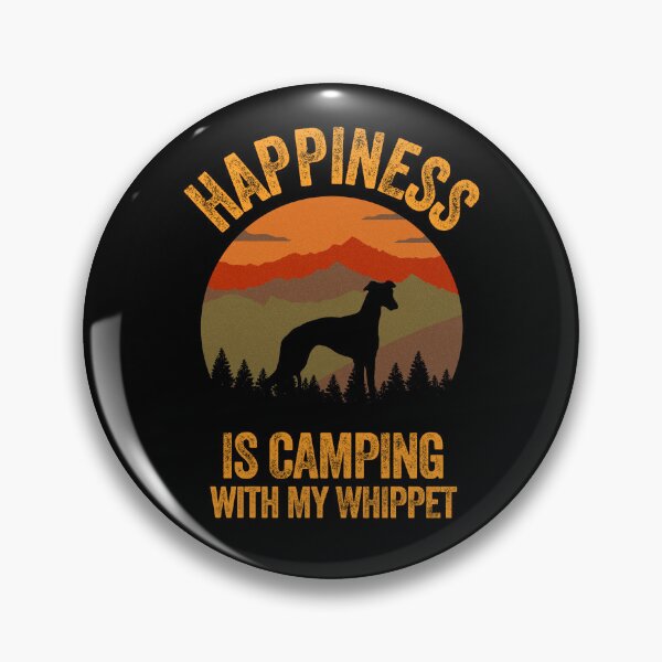 Item preview, Vintage Country Happiness Is Camping With My Whippet designed and sold by Guarddogdrive.