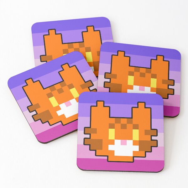 Item preview, Transfeminine Pixel Orange Tabby 2 designed and sold by WulfBytez.