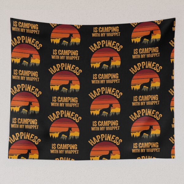 Item preview, Vintage Country Happiness Is Camping With My Whippet designed and sold by Guarddogdrive.