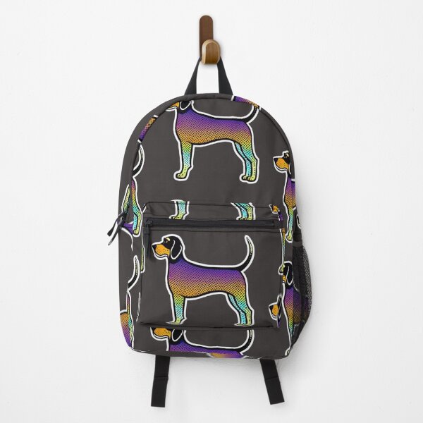 Item preview, colorful Bluetick Coonhound designed and sold by JosieCreativeC.
