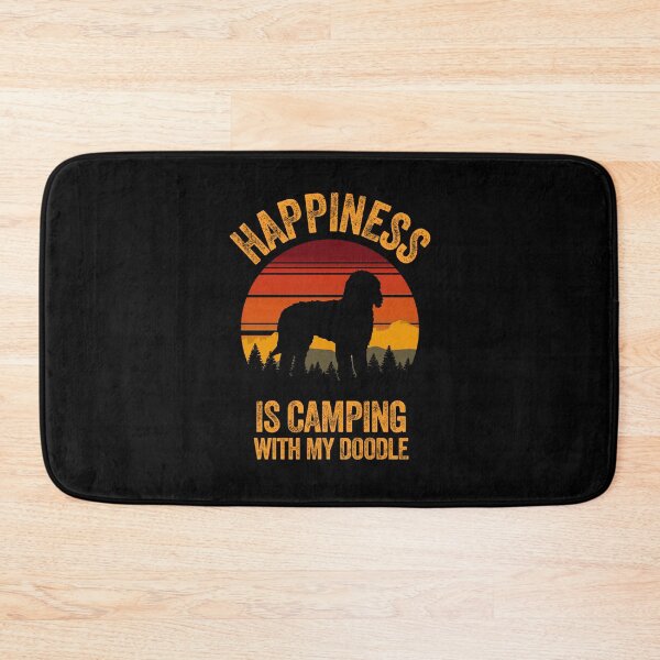 Item preview, Vintage Country Happiness Is Camping With My Doodle designed and sold by Guarddogdrive.
