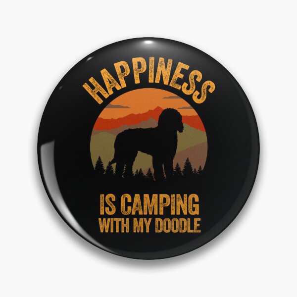 Item preview, Country Happiness Is Camping With My Doodle designed and sold by Guarddogdrive.