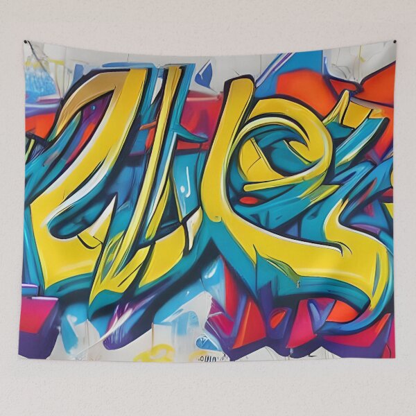 Item preview, Urban Street Art – Bold Abstract Modern Graffiti Design | 187 designed and sold by City Graffix Design Co..