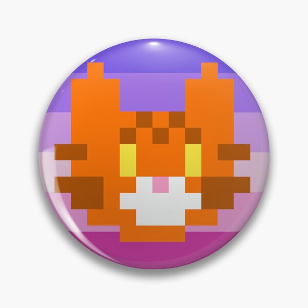 Item preview, Transfeminine Pixel Orange Tabby 1 designed and sold by WulfBytez.
