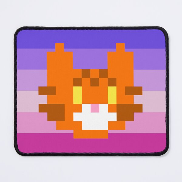 Item preview, Transfeminine Pixel Orange Tabby 1 designed and sold by WulfBytez.