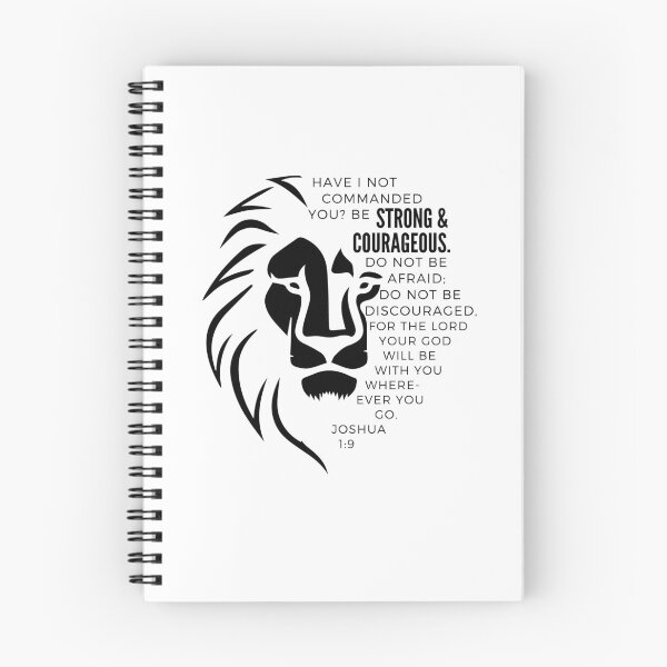 Item preview, STRONG & COURAGEOUS Joshua 1:9 designed and sold by MulletRodeo.