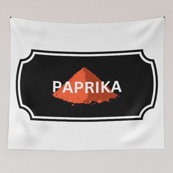 Item preview, Spices/Food Label - Paprika designed and sold by ArtsyCity.