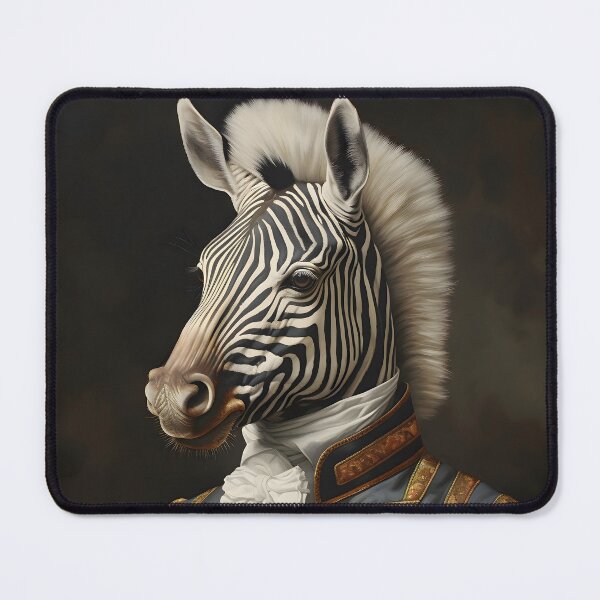 Item preview, Zebra Portrait Art designed and sold by ConfettiSkyArt.