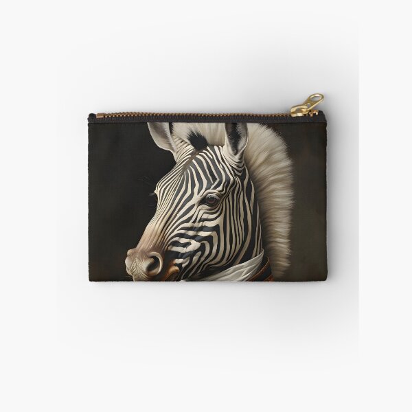 Item preview, Zebra Portrait Art designed and sold by ConfettiSkyArt.