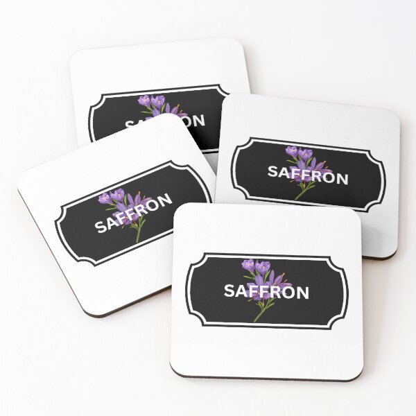 Item preview, Spices/Food Label - Saffron designed and sold by ArtsyCity.