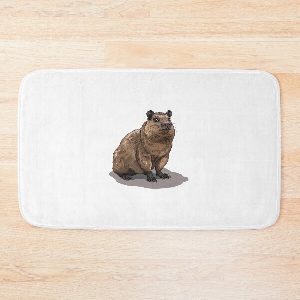Item preview, Detailed Illustration of a Watchful Rock Hyrax designed and sold by NatureSyllabus.