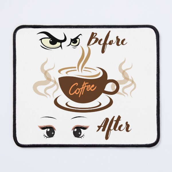 Item preview, Before Coffee, After Coffee Mood. designed and sold by SFMwonders.