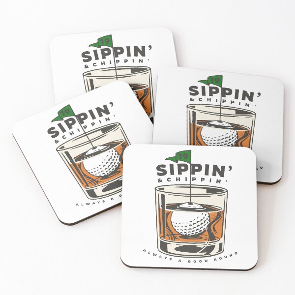 Item preview, Sippin' & Chippin' Golf Tee designed and sold by MizMartini.