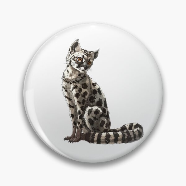 Item preview, Elegant Genet Poised in Natural Splendor designed and sold by NatureSyllabus.
