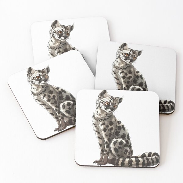 Item preview, Elegant Genet Poised in Natural Splendor designed and sold by NatureSyllabus.