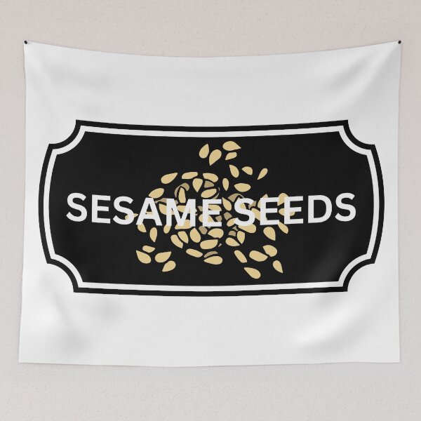 Item preview, Spices/Food Label - Sesame Seeds designed and sold by ArtsyCity.