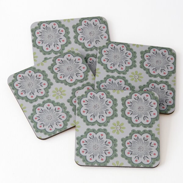 Item preview, Verde floral sueco designed and sold by annAHorton.