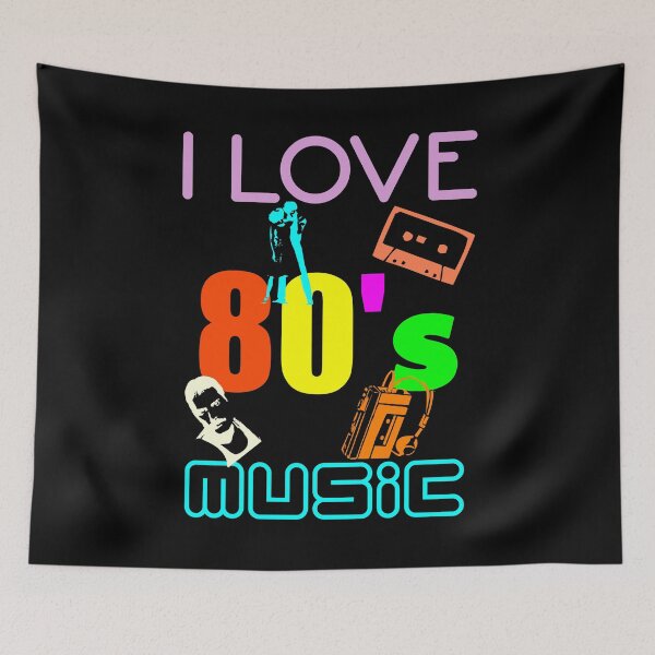 Item preview, I love 80's Music designed and sold by zarshirts.