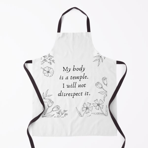 Item preview, My body is a temple Design designed and sold by CarefulCreation.