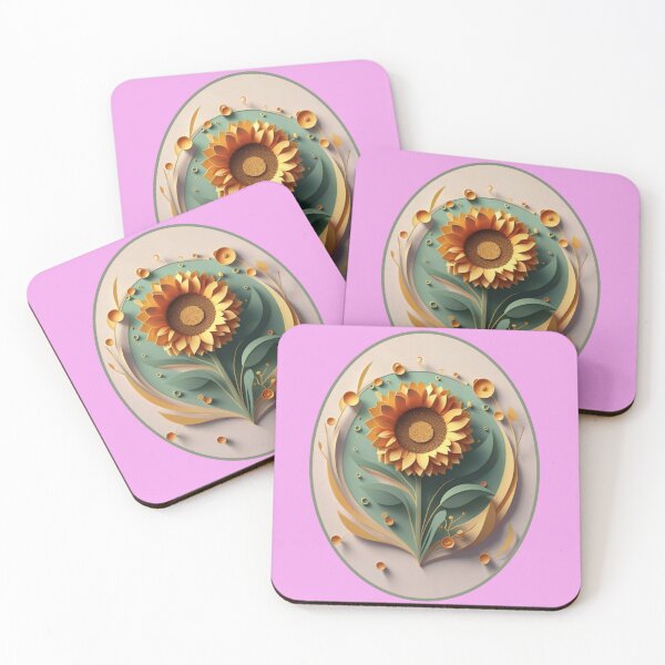 Item preview, Paper Sunflower Oval designed and sold by RWCarpenter.