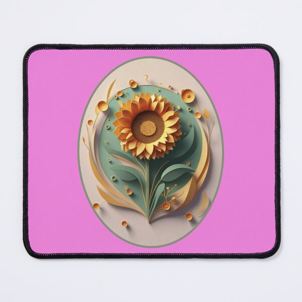 Item preview, Paper Sunflower Oval designed and sold by RWCarpenter.