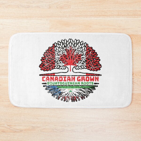 Item preview, Equatorial Guinea Equatoguinean Canadian Canada Tree Roots Flag designed and sold by FlagX.