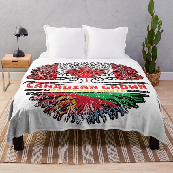 Item preview, Eritrea Eritrean Canadian Canada Tree Roots Flag designed and sold by FlagX.
