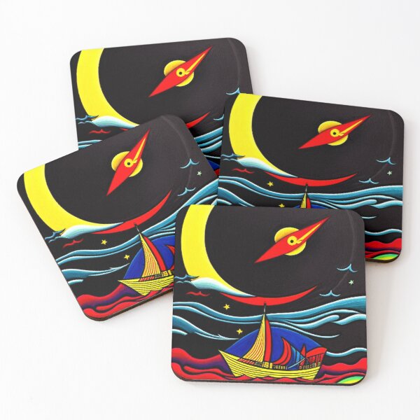 Item preview,  Abstract Classic Vintage UFO and Sea Ship designed and sold by TheDarkWardrobe.