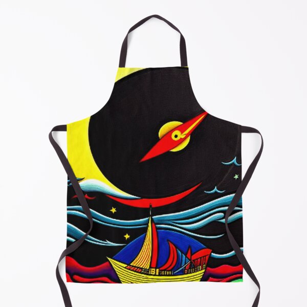 Item preview, Abstract Classic Vintage UFO and Sea Ship designed and sold by TheDarkWardrobe.