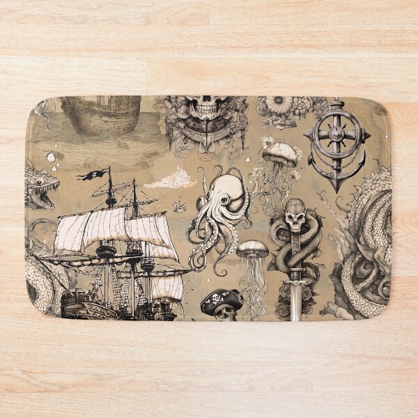 Item preview, Nautical Nightmare designed and sold by pinebluedesign.