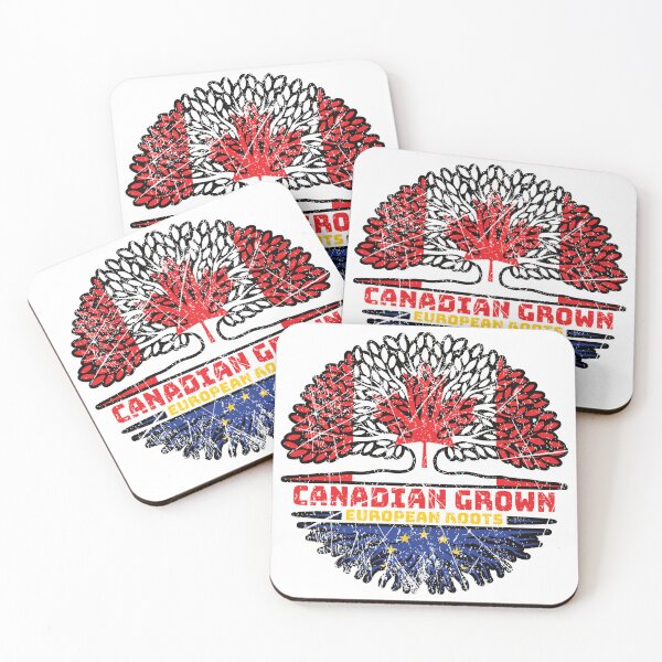 Item preview, European Union EU Europe Canadian Canada Tree Roots Flag designed and sold by FlagX.
