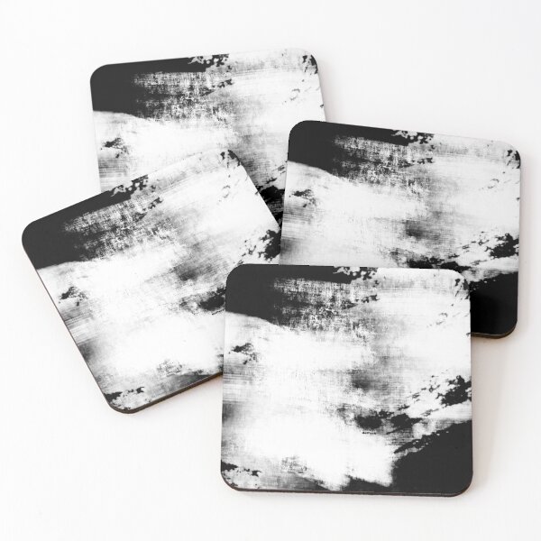 Item preview, WHITE PAINT RUBBED ON BLACK PRINT - dePace' designed and sold by mrpropcake.