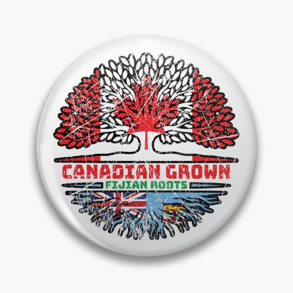 Item preview, Fiji Fijian Canadian Canada Tree Roots Flag designed and sold by FlagX.