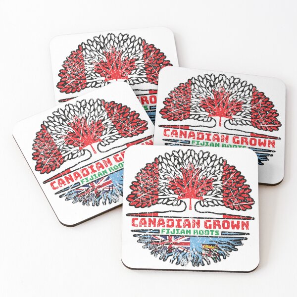 Item preview, Fiji Fijian Canadian Canada Tree Roots Flag designed and sold by FlagX.