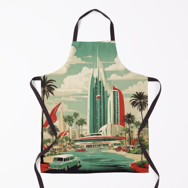 Item preview, Ajman United Arab Emirates Vintage Travel Tourism Watercolor designed and sold by TravelersGems.