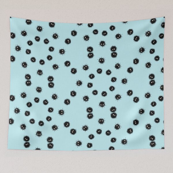 Item preview, Soot sprite pattern - Blue designed and sold by ArleesArt.
