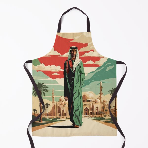 Item preview, Al Ain United Arab Emirates Vintage Travel Tourism Watercolor designed and sold by TravelersGems.