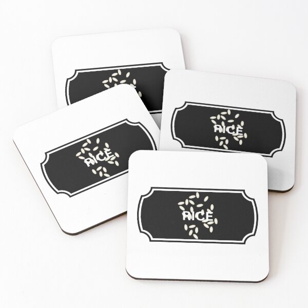 Item preview, Spices/Food Label - Rice designed and sold by ArtsyCity.