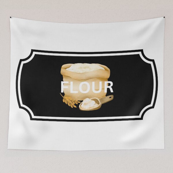 Item preview, Spices/Food Label - Flour designed and sold by ArtsyCity.