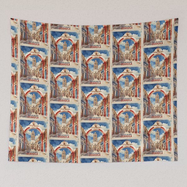 Item preview, Melchor Muzquiz Coahuila Vintage Travel Tourism designed and sold by TravelersGems.