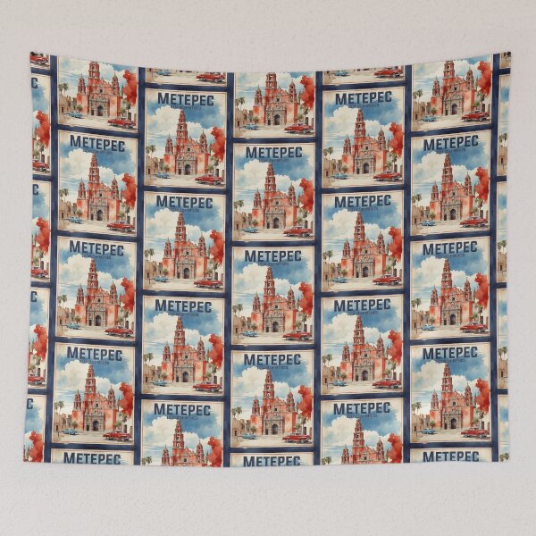 Item preview, Metepec Estado de Mexico Vintage Travel Tourism designed and sold by TravelersGems.