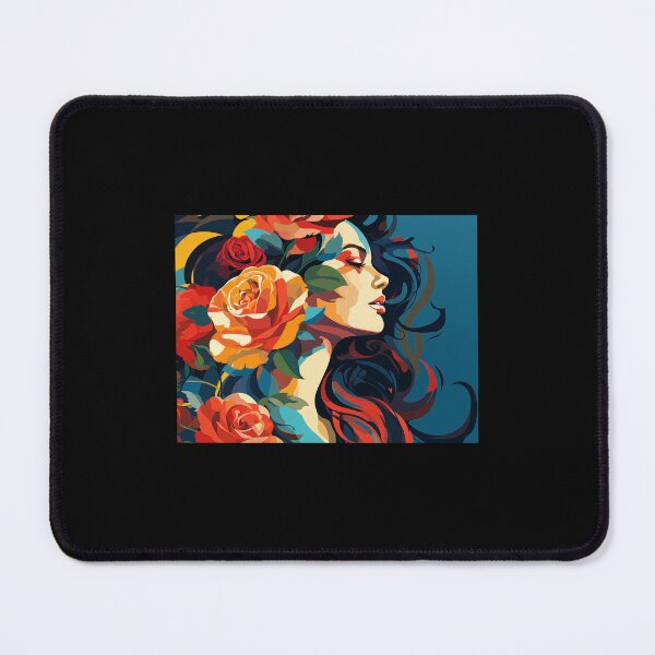 Item preview, Floral Muse: Flourishing Portrait designed and sold by chopeerARTSHOP.